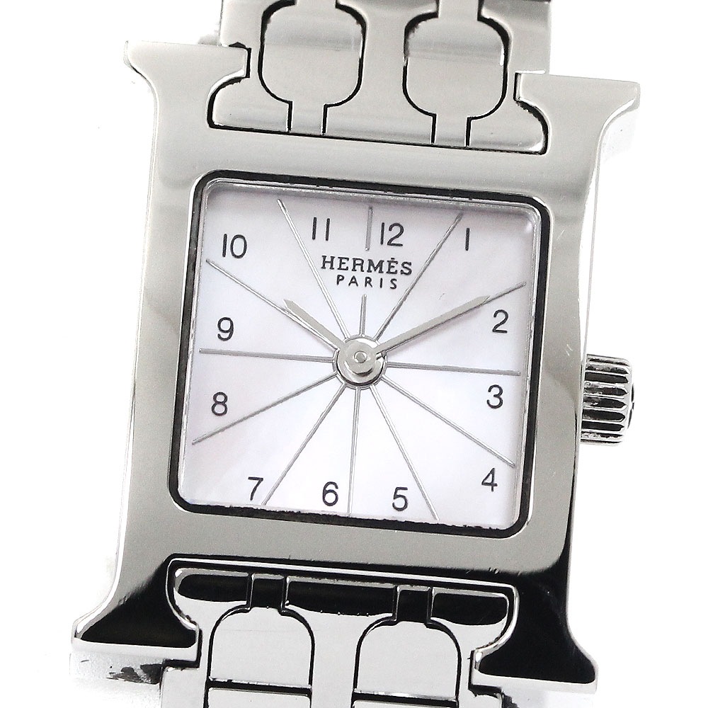 エルメス HERMES HH1.110 Hウォッチ ミニ クォーツ レディース _880171【中古】