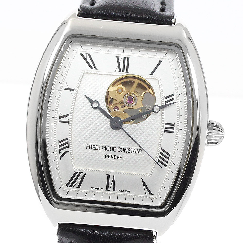 フレデリック・コンスタント FREDERIQUE CONSTANT FC310X3T5/6 クラシック カレ オープンハート 手巻き メンズ _939400【中古】