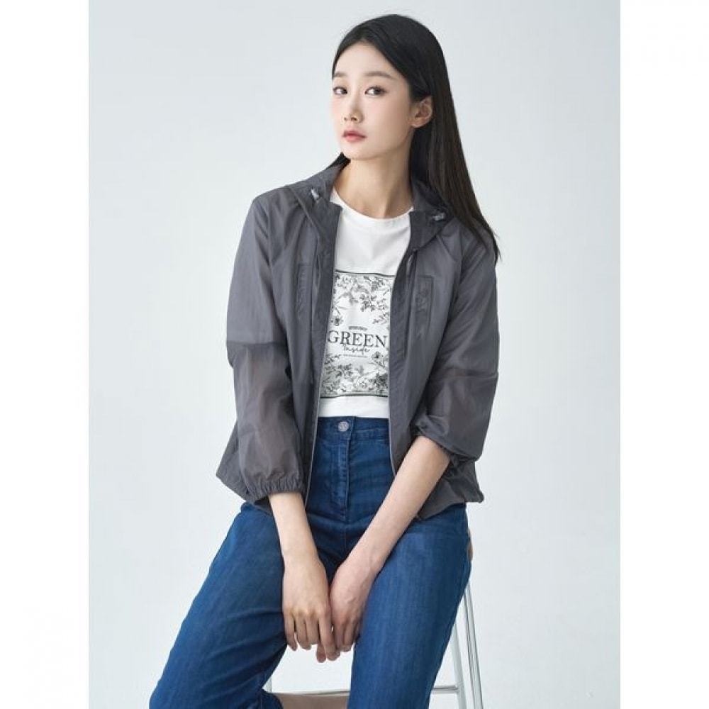[ジセン] ゼリープリントウインドブレーカー LSJPO473_GR