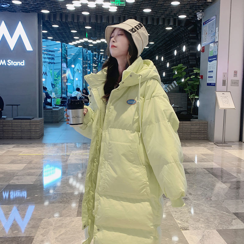 品質いいな新品 コート レディース 中綿コート ロング フード付き 通勤 通学 綿入れ 外套 防寒服 カジュアル 黄緑 黒 お出掛け アウトドア 秋冬 女子アウター