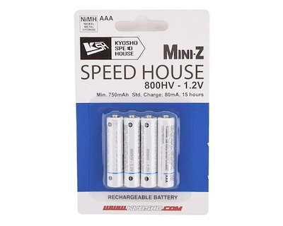 他サイト： 京商 【再生産】SPEED HOUSE 800HV 単4ニッケル水素バッテリー(4pcs)【71998】 ラジコン 71998 ニッケルバッテリーの商品画像