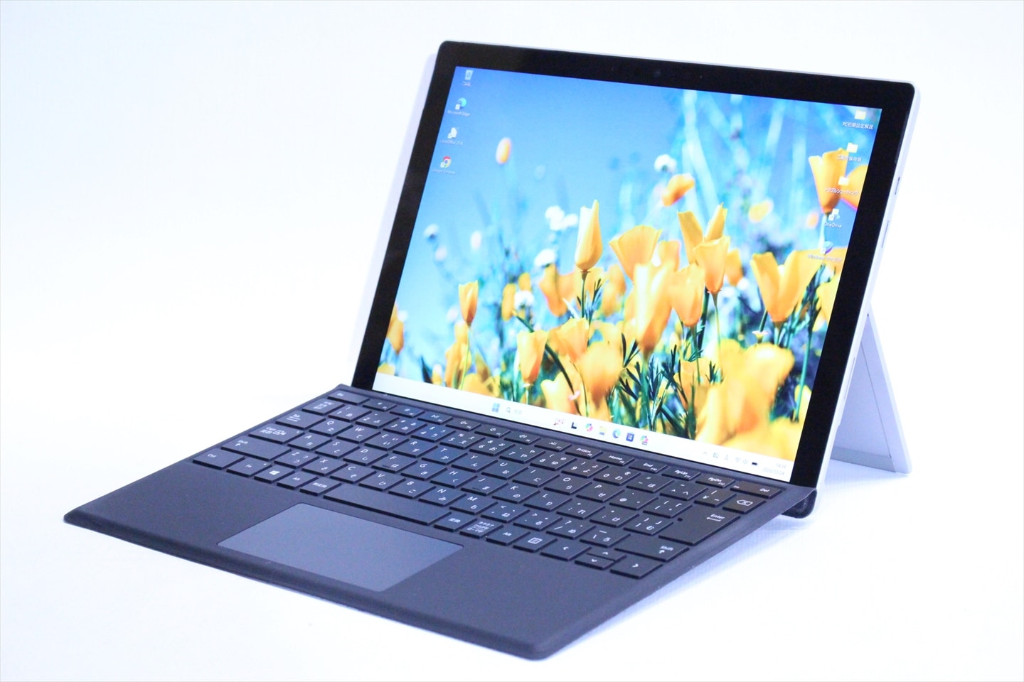 即配 良品 バッテリー良 純正キーボード付 11世代Corei5 Surface Pro7+ i5-1135G7 8G 256G 12.3タッチ Wi-Fi6 Office リカバリ AAA評価
