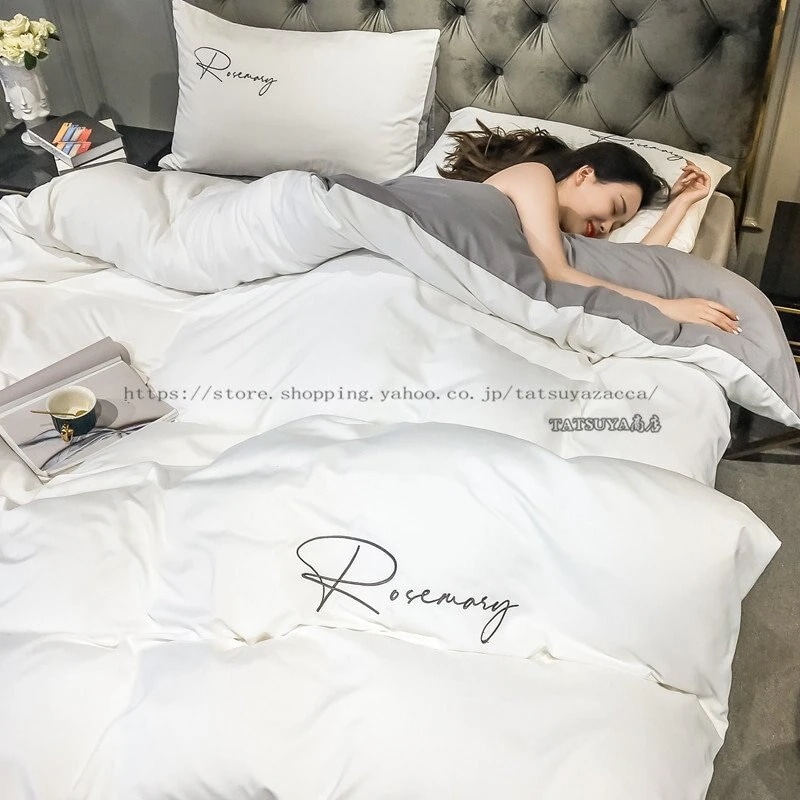 【超お得1つ買うと10個もらえる】急速出荷布団カバー セット ベッド 寝具セット 枕カバー おしゃれ 北欧風 柔らかい 接触冷感 洗える 高級