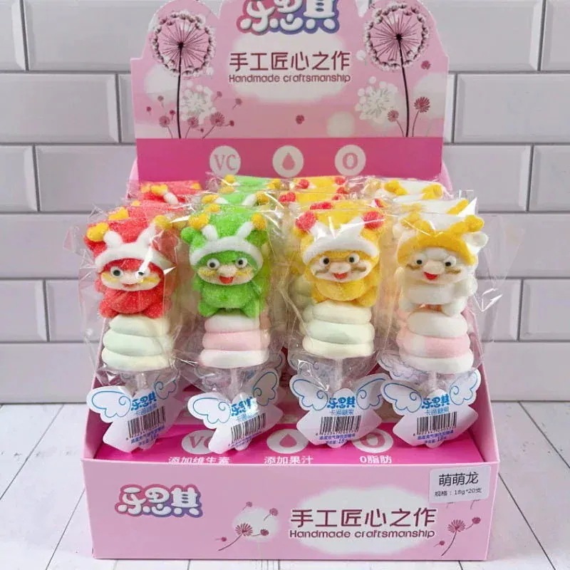 10点セット】マシュマロ串焼きアイスキャンディーひょうたん子供串焼きミックスキャラクターの動物グミをイメージしたおやつ新露店2点購入で200円割引