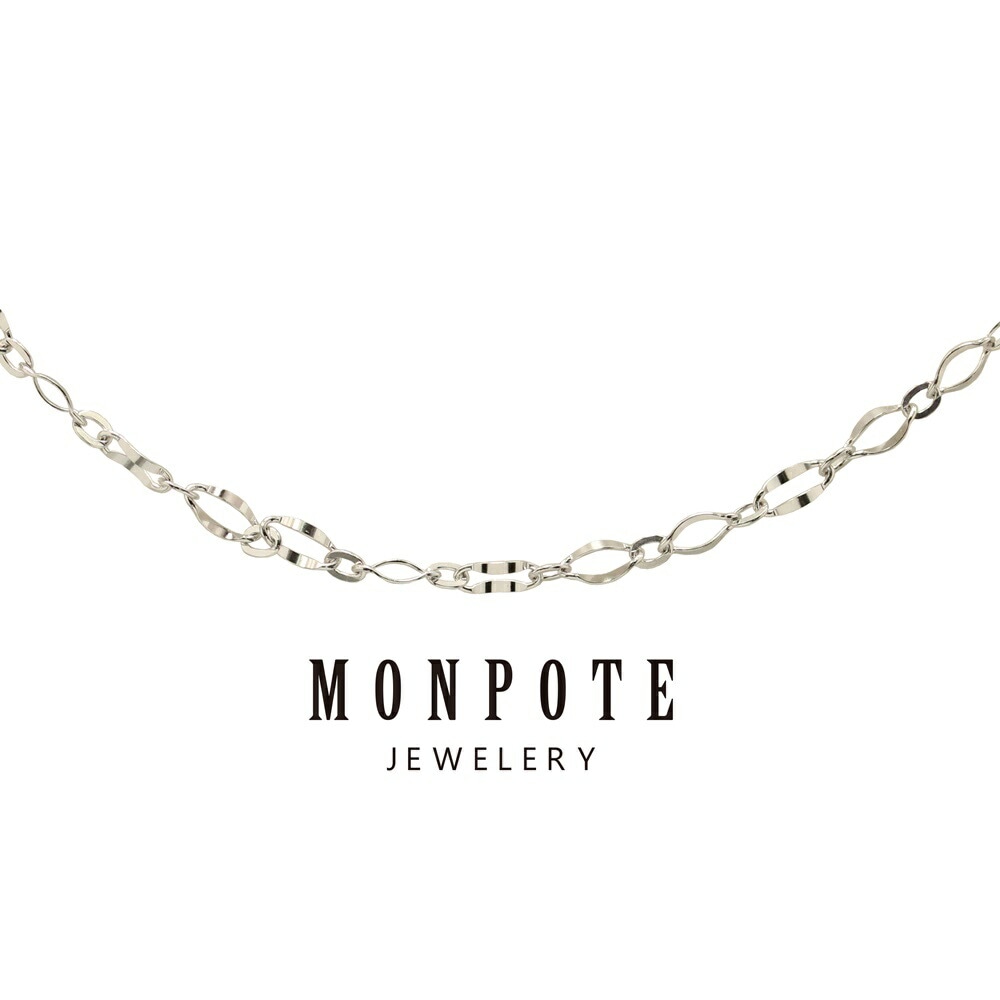 モンポット ネックレス レディース ネックレスチェーン エクレアチェーン きれい シンプル 普段使い 上品 おしゃれ シルバーアクセサリー プレゼント 大人 女性 誕生日 結婚祝い 結婚記念日 母 妻