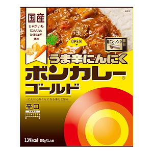 大塚食品 ボンカレーゴールド うま辛 にんにく 辛口 180g ×5個