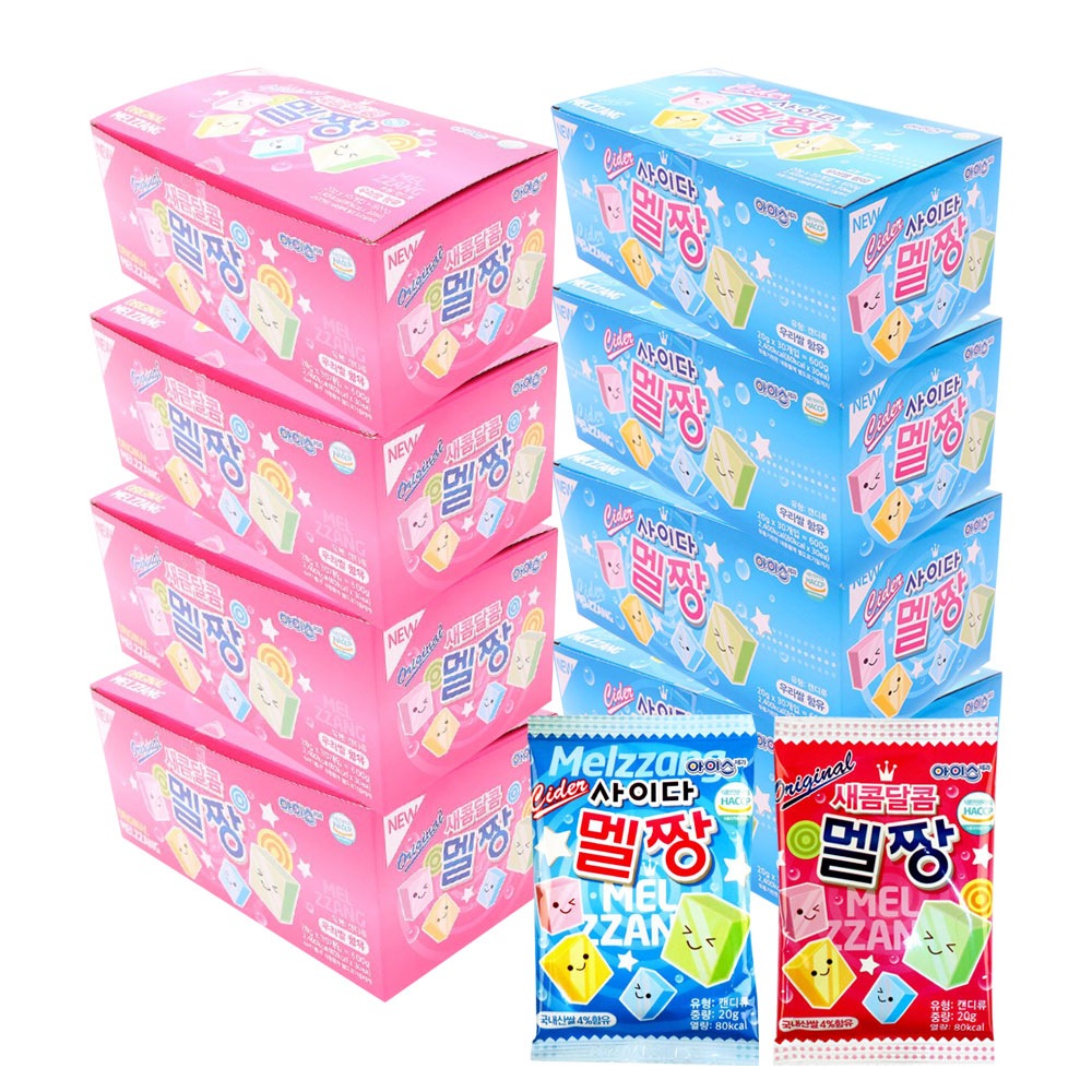 [業者向け]アイス/ メルちゃん オリジナル/サイダー 20g 1BOX (30個 x 12) 韓国お菓子