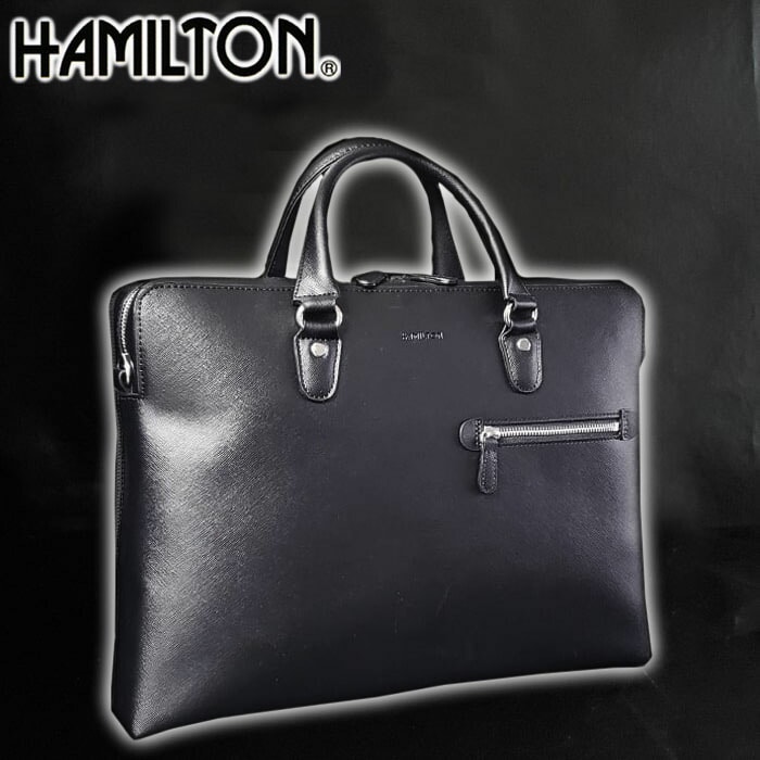 ビジネスバッグ ブリーフケース 2Room 2室式 a4 b4対応 メンズ レディース ブランド HAMILTON #26691 水 汚れに強い 営業 出張 通勤 通学 就活