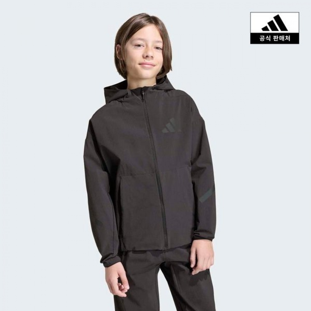 アディダスキッズ Z.N.E. Woven Travel Cover Up トラックトップ