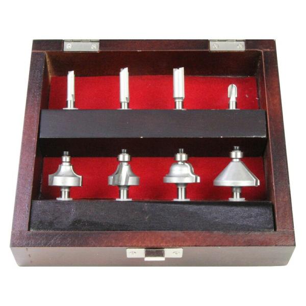 E－Value 超硬ルータービットセット ERB6－8 6MMジク 先端工具 電動アクセサリ トリマー ルーター