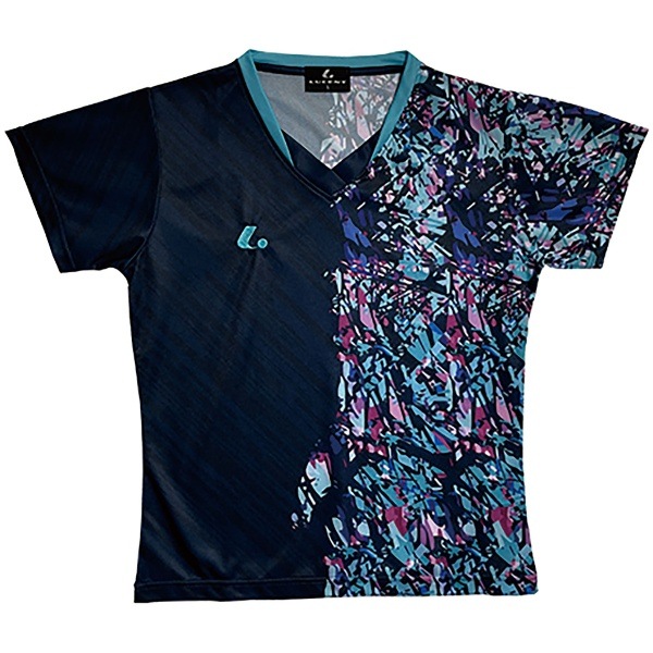 LUCENT ルーセント Ladies ゲームシャツ 襟なし テニス ゲームシャツレディース XLH2566 半袖