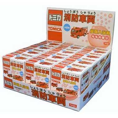 トミカ消防車両 マスコット入りバスボール 炭酸入浴料 【12個入りBOX】