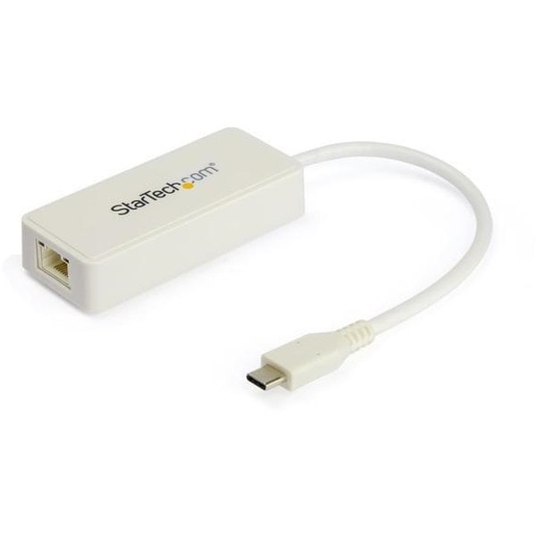 US1GC301AUW USB Type-C 有線LANアダプタ ホワイト USB-Aポート付属 USB-C-ギガビットEthernet変換NIC