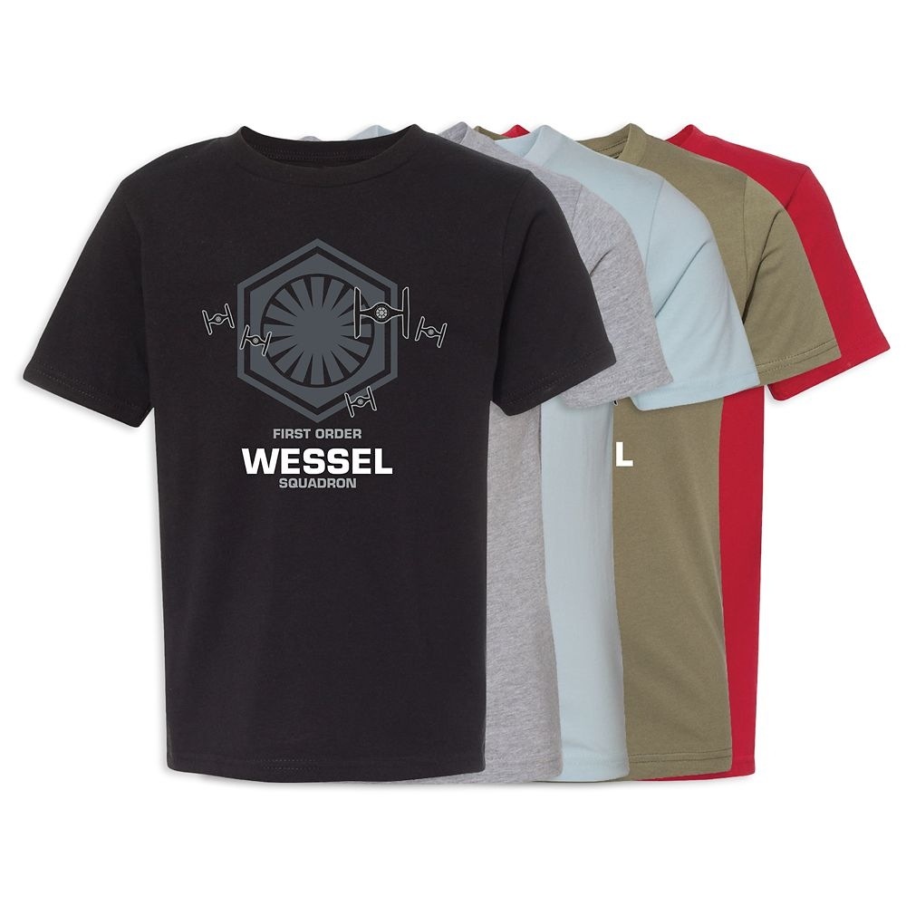 ディズニーキッズスターウォーズファースト・オーダー・スコードロンTシャツ カスタマイズ