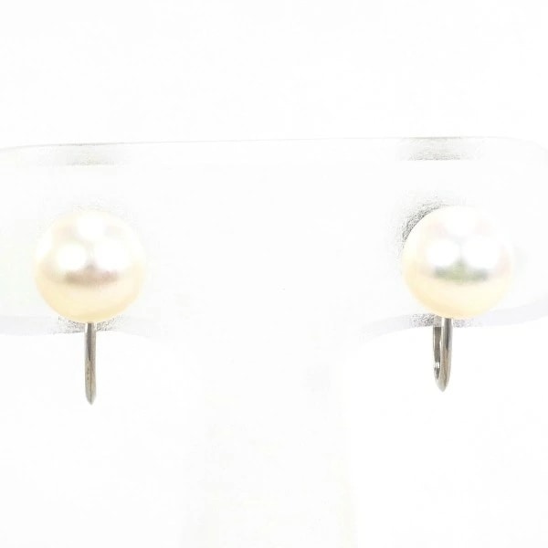K14 14金 WG ホワイトゴールド イヤリング パール ジュエリー 中古