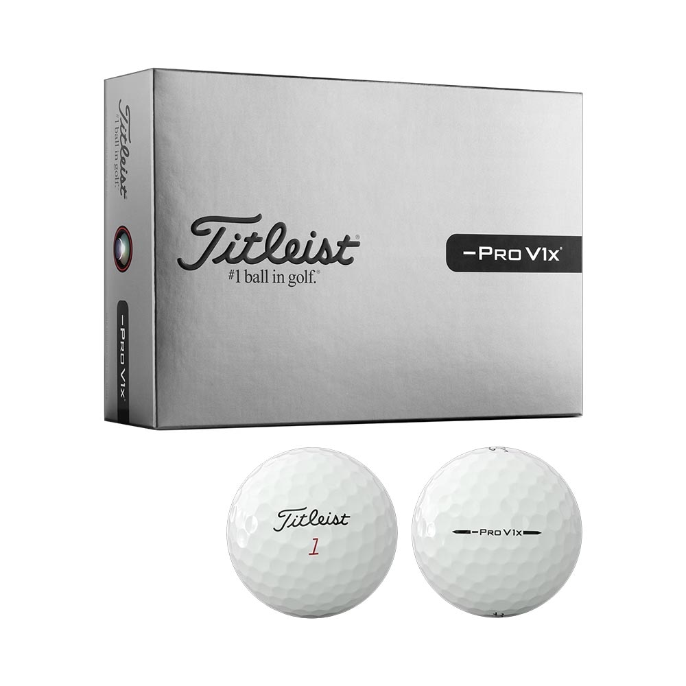 Pro V1x LEFT DASH ボール ホワイト 1ダース 2026