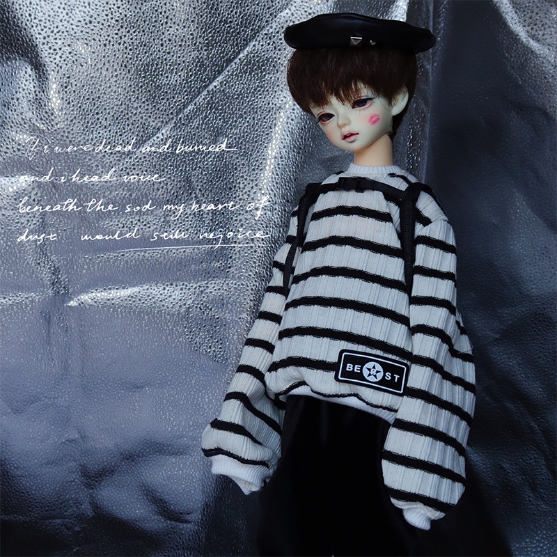 BJD人形用衣装セット ドール服 5点 カジュアル MSD/YOSD/1/5サイズドール人形用