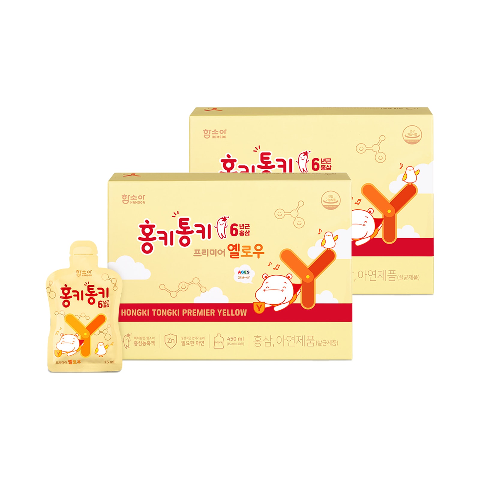 ホンキ トンキ プレミア イエロー 450ml(15ml x 30個入) X 2個