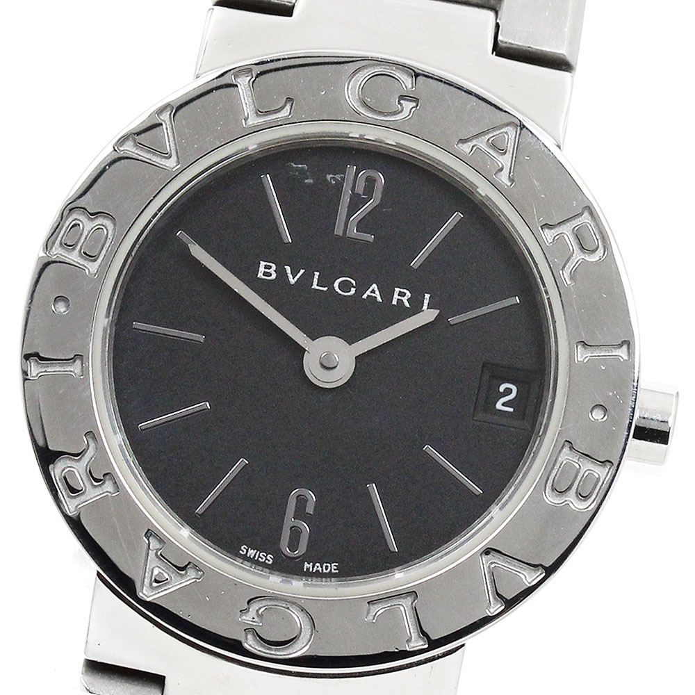 ブルガリ BVLGARI BB23SS ブルガリブルガリ デイト クォーツ レディース 保証書付き_944112【中古】