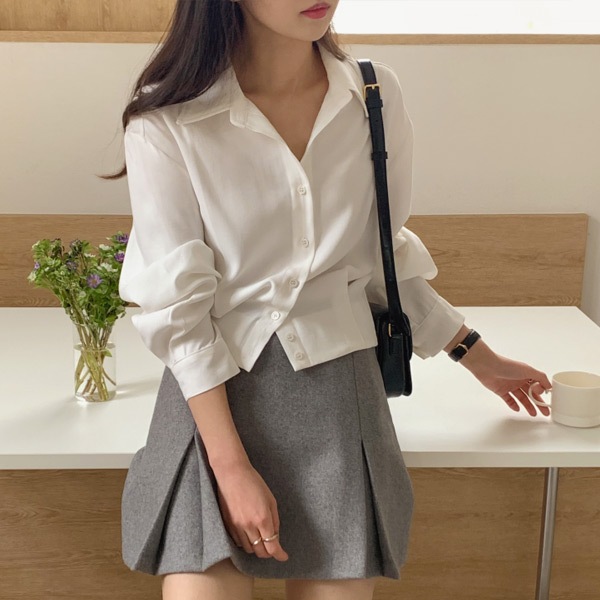 ショートデザインブラウス bs7441