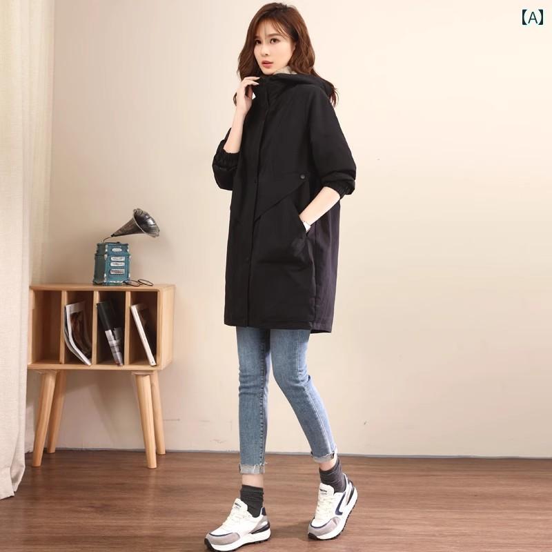 レディース パーカー マウンテン パーカー 裏起毛 コットン コート レディース 冬 ミディアム ロング 大きいサイズ スリム 厚手 コットンコート