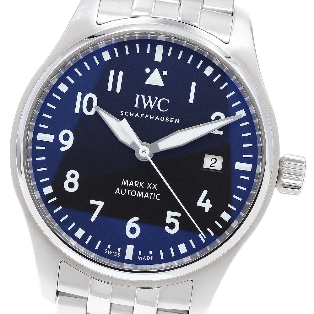 IWC SCHAFFHAUSEN IW328202 パイロットウォッチ マーク XX デイト 自動巻き メンズ 美品 箱・保証書付き_905774【中古】