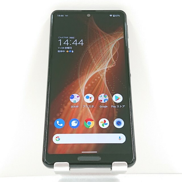 AQUOS sense5G SHG03 au ブラック 送料無料 本体 c15724 【中古】