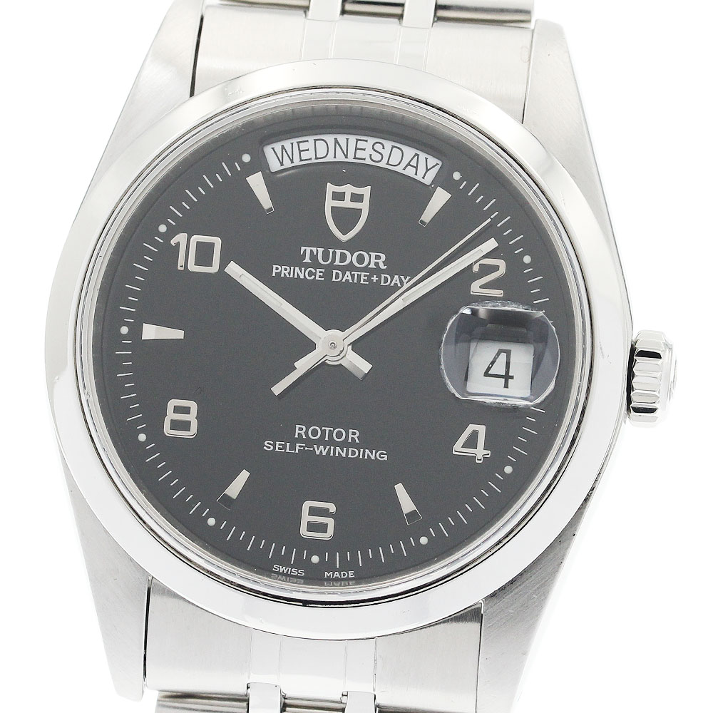 チュードル TUDOR 76200 プリンス デイトデイ 自動巻き メンズ 保証書付き_940382【中古】