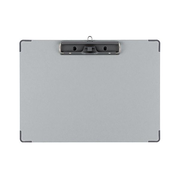 (まとめ) コクヨ 用箋挟B(クロス貼り) A4ヨコ グレー ヨハ-23 1枚 (×30セット)