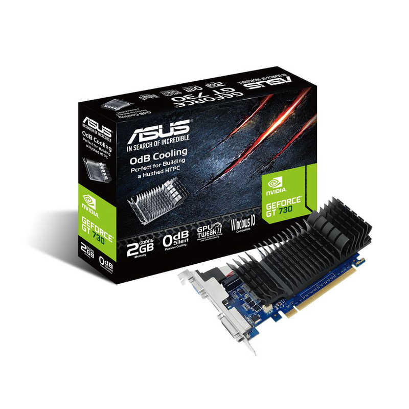 ASUS エイスース　グラフィックボード [GeForce GTシリーズ /2GB]　GT730-SL-2GD5-BRK 7,093円
