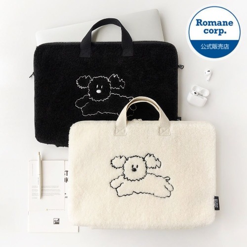 ROMANE公式取扱店* BrunchBrother 15型 RunPaper ふわふわ ノートパソコンポーチ