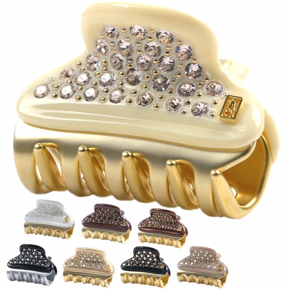 アレクサンドルドゥパリ 髪留め ヘアアクセサリー ヘアクリップ 小さめ ミニヘアクリップ フランス製 ヴァンドームクリップ ALEXANDRE DE PARIS VENDOME CLIP S スモール