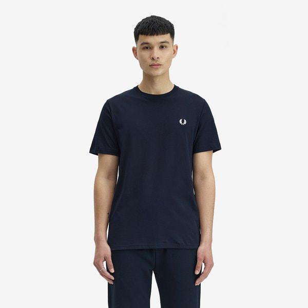 [スポーツ] クルーネック Tシャツ - ネイビー AFPM2G91600-608