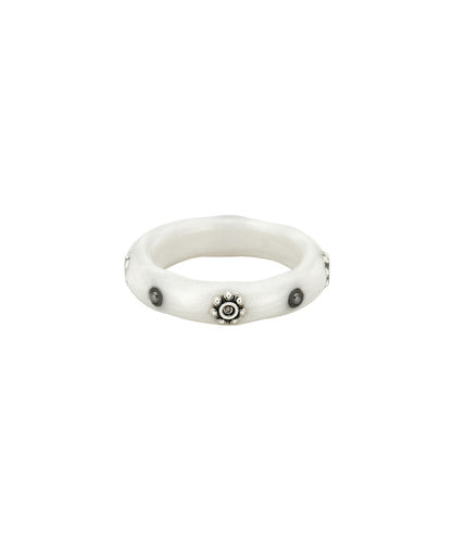 NFF latch ball ring white ラッチボールリング ホワイト 韓国アクセサリー 正規品 レディース 指輪