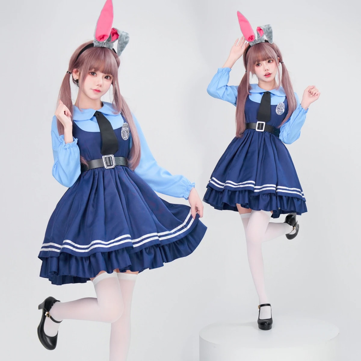 クレイジー ズートピア ジュディ ラビット 警察官 コスプレ アニメ コスチューム ハロウィン コスプレ ステージパフォーマンス コスチューム