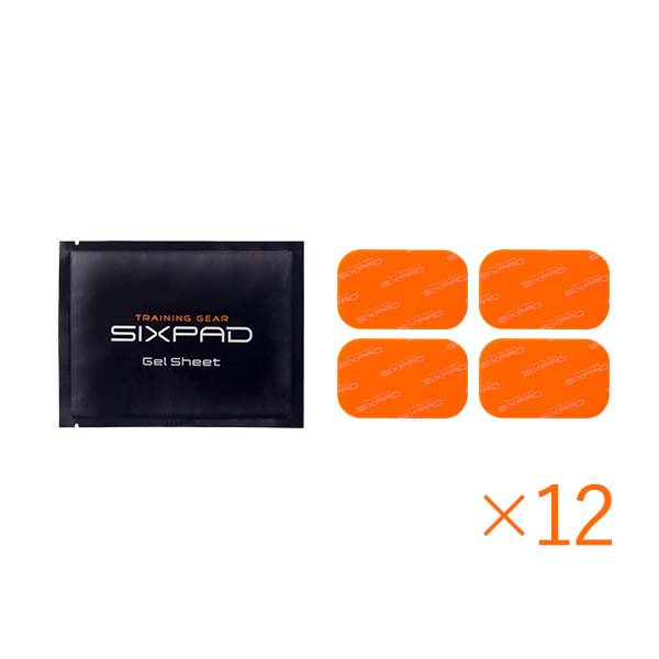 シックスパッド チェストフィット 高電導ジェルシート 12個セット