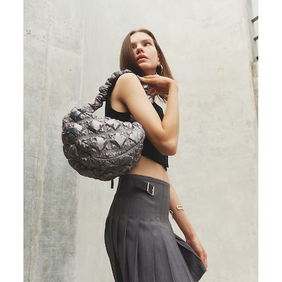 45rpm ダウンベスト インディゴ　レディース 45R/45rpm インディゴオックスフォードダウンベスト サイズ2 定価41800