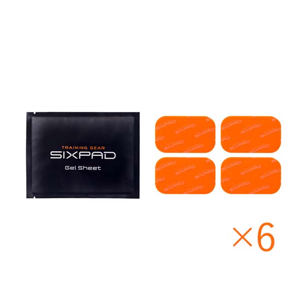 シックスパッド チェストフィット 高電導ジェルシート 6個セット