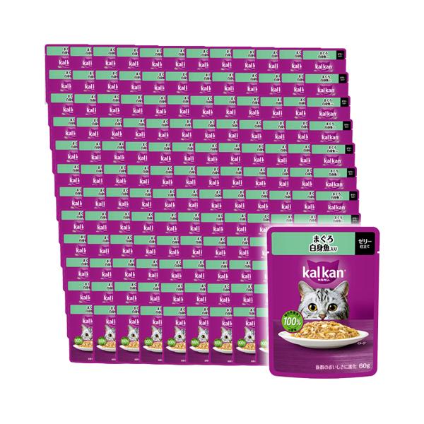 120個セット カルカン パウチ まぐろ 白身魚入り 60g キャットフード 成猫用