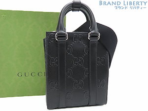 [Qoo10] GUCCI 新品同様グッチGGエンボスミニトートバッ