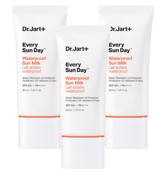 エブリサンデー ウォータープルーフサンミルク SPF50+ PA++++, 30ml , 3つ