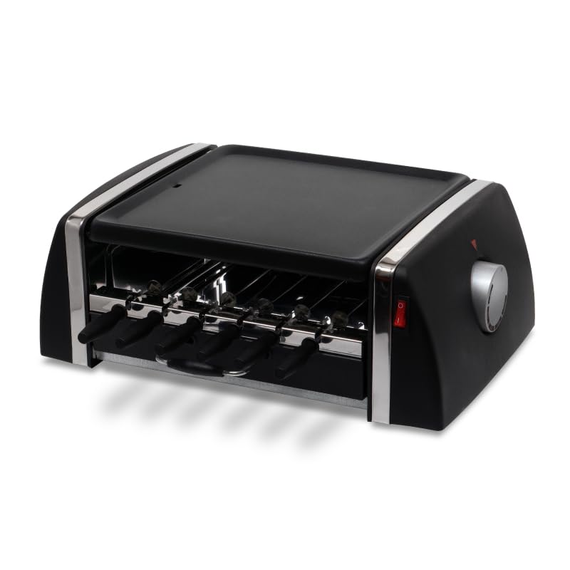 自動回転グリル ホットプレート付 1台 回転グリル SC-T666 焼き鳥 焼鳥 家電 幅約41×奥行約35.5×高さ約14.5 家事ヤロウ