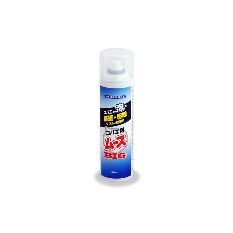 業務用コバエ用ムースBIG 1本（400ml） 排水口配管奥のチョウバエ駆除
