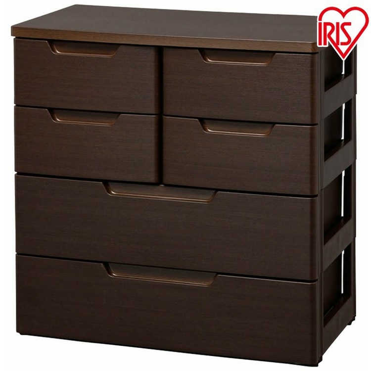 【公式】 チェスト 4段 北欧 タンス ブラウン 幅73cm 完成品 衣装ケース 収納ケース MU 洋服 収納 クローゼット おしゃれ 茶 幅73cm 4段 収納 MU-7224 メガ割