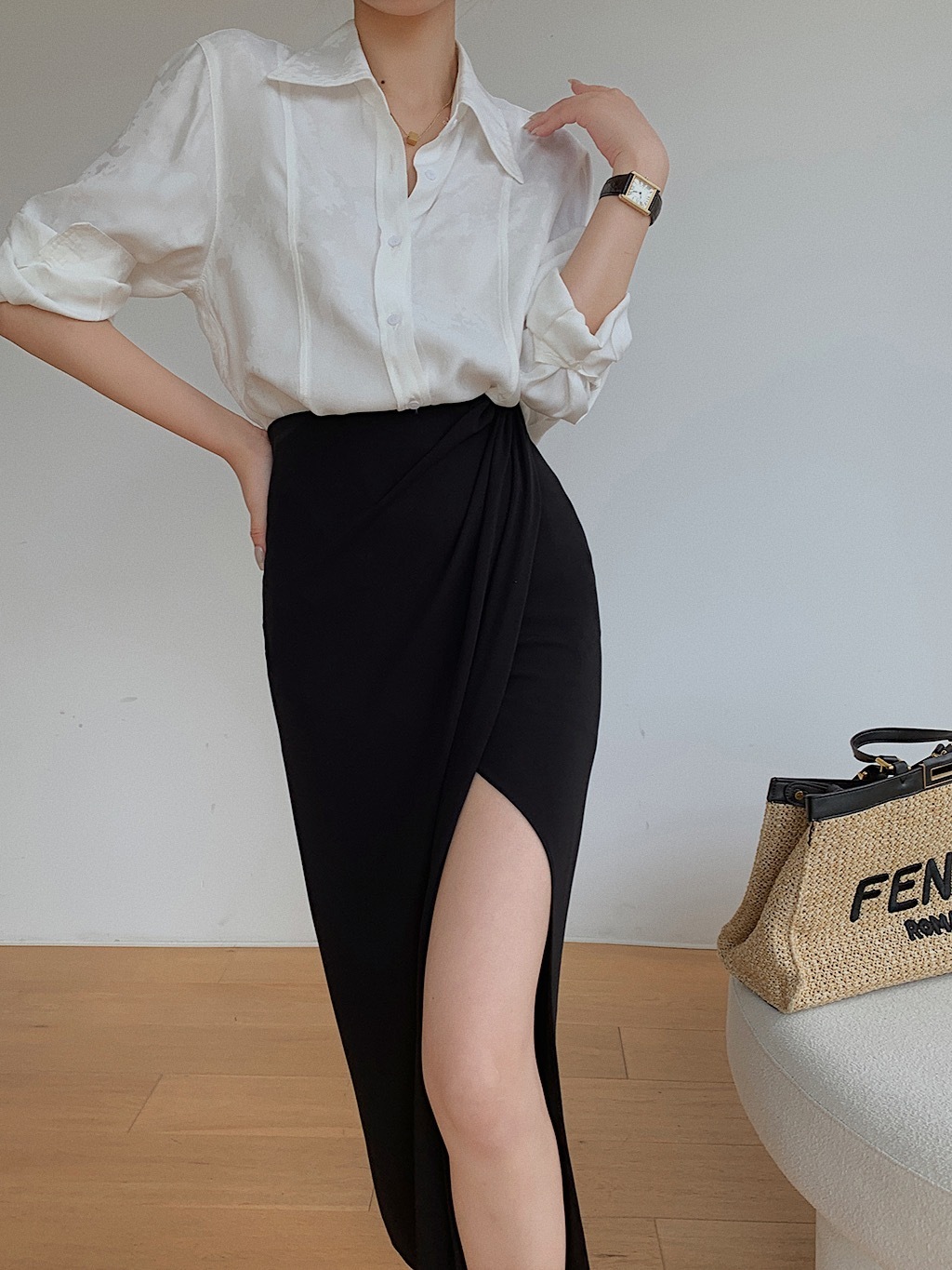 レディース ファッション エレガント シンプル シャツ 女性 秋 長袖 ルーズ カジュアル トップ ホワイトＳＭＬXL トップス 袖あり かわいい 大人可愛い きれいめ シンプル カジュアル 大人