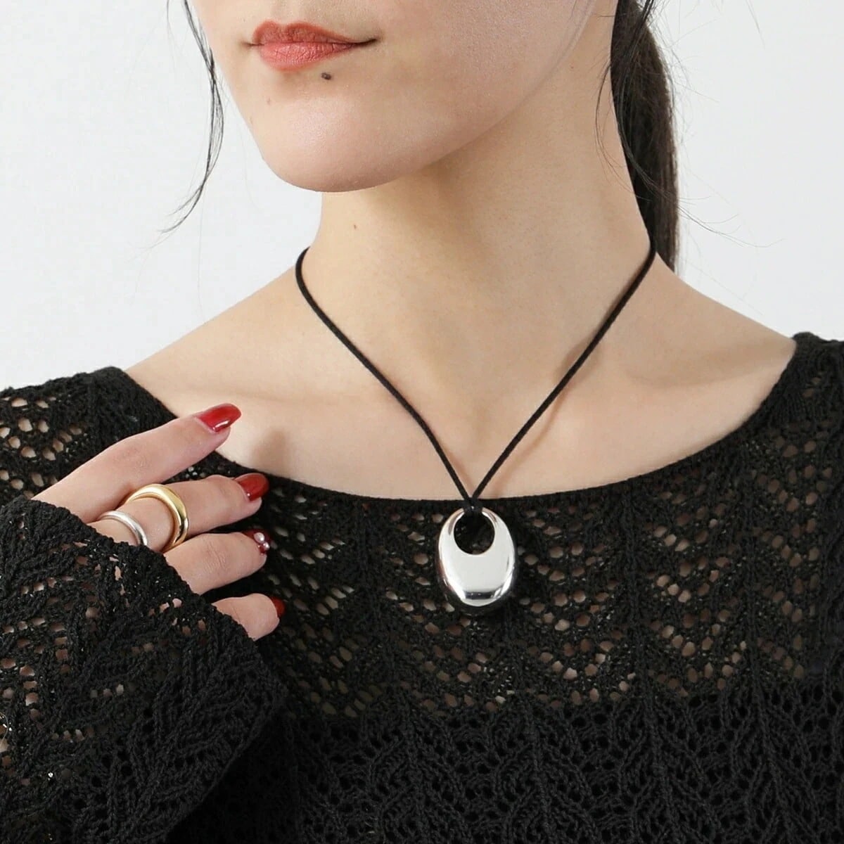 ANNIKA INEZ アニカイネズ ネックレス Sloping Pendant Necklace Lrg 634 LRG レディース ペンダント アクセサリー】 【mega】