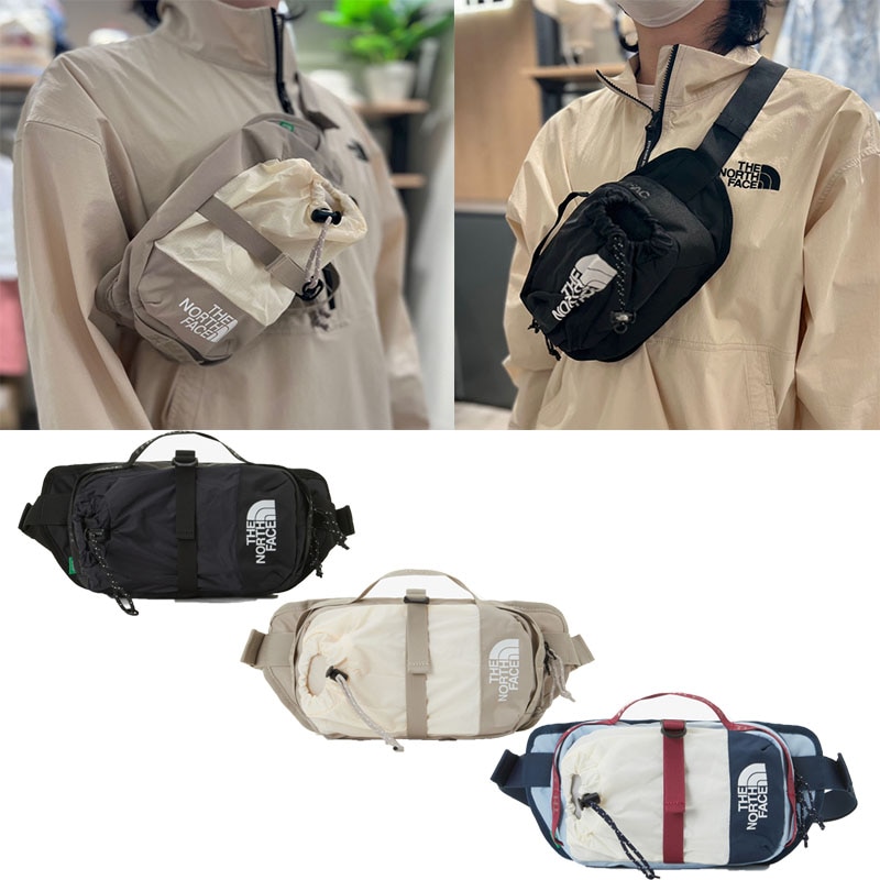 BREEZE HIP SACK NN2HP01 ヒップサック ウエストポーチ スリングバッグ ボディバッグ 斜め掛け 肩掛け ショルダーバッグ レディース メンズ 登山 アウトドア トレッキング スポ