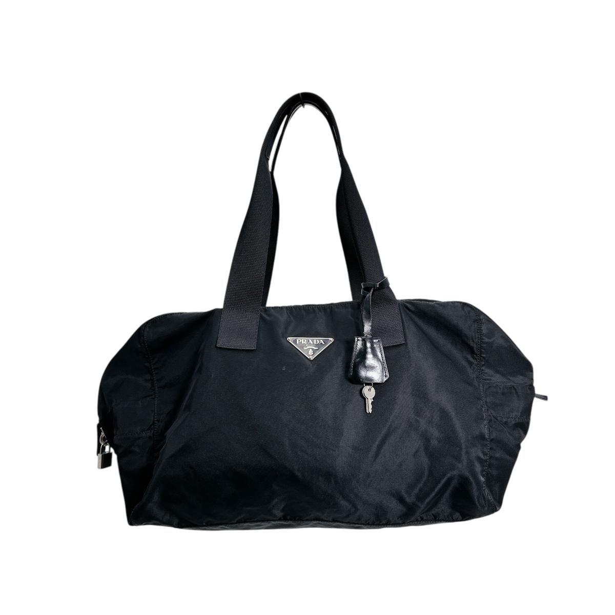 トラベルバッグ 無地 旅行かばん ブラック