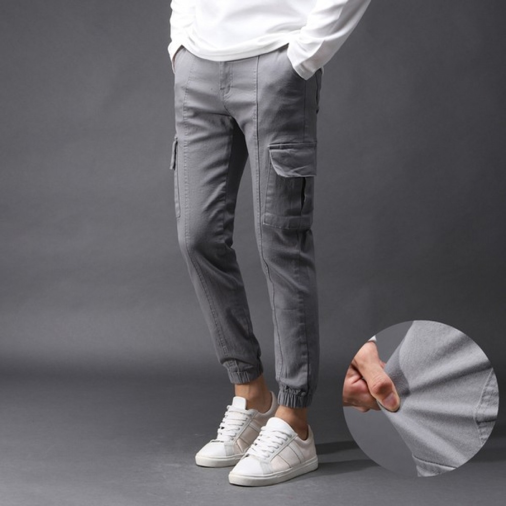 (Juans) ハーフバンディングダートスパンカーゴジョガーパンツ FICP9183