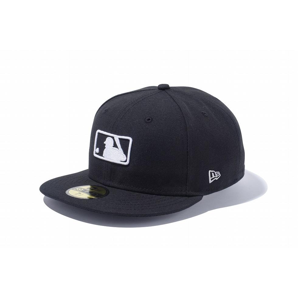 ニューエラ NEW ERA 59FIFTY MLBロゴ ブラック × ホワイト 14525214